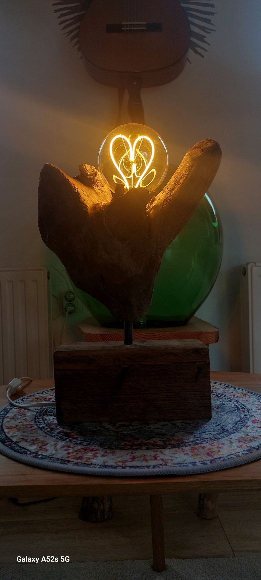 lamp, table lamp, art, wood, driftwood, the brand